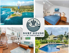 Walk to the beach! North Shore Surf House